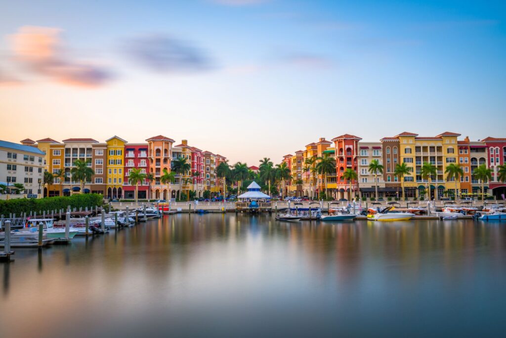 Naples, FL at Dusk